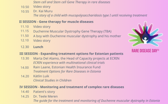 CONFERENCE: Exploring treatment options yet unknown for rare diseases in Estonia,  21.02.2025